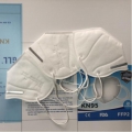 Mascherina di protezione KN95 con nasello metallico, elastici in confezione singola - FFP2V 